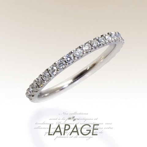 LAPAGE（ラパージュ）　結婚指輪　フルエタニティ