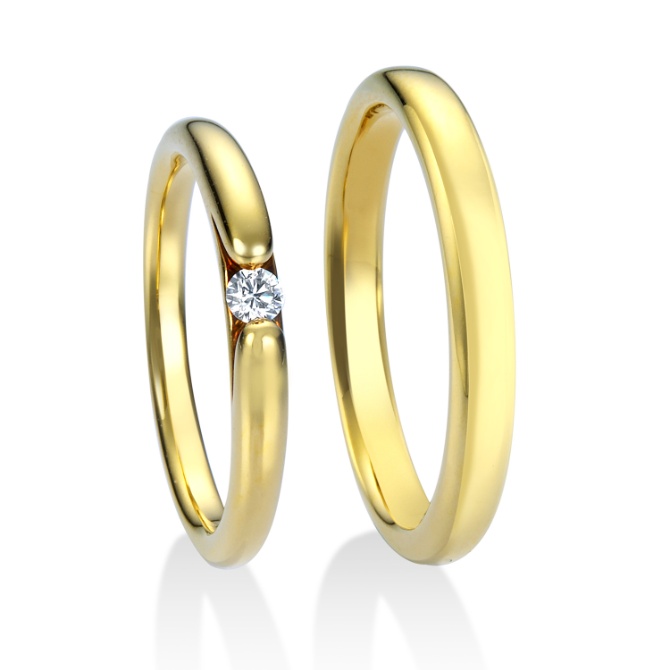 モニッケンダム　結婚指輪　イエローゴールド