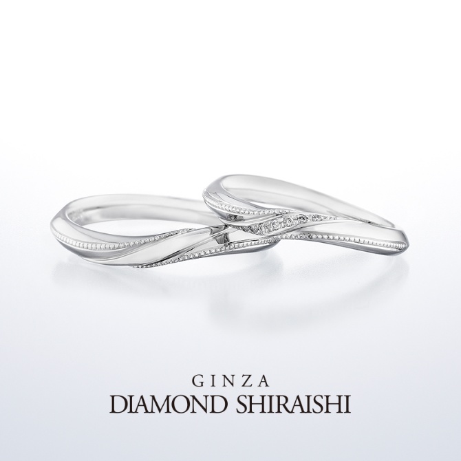 5号 GINZA DIAMOND SHIRAISHI プラチナリング シルバー GINZA DIAMOND SHIRAISHI ダイヤモンドシライシ Pt950 プラチナ