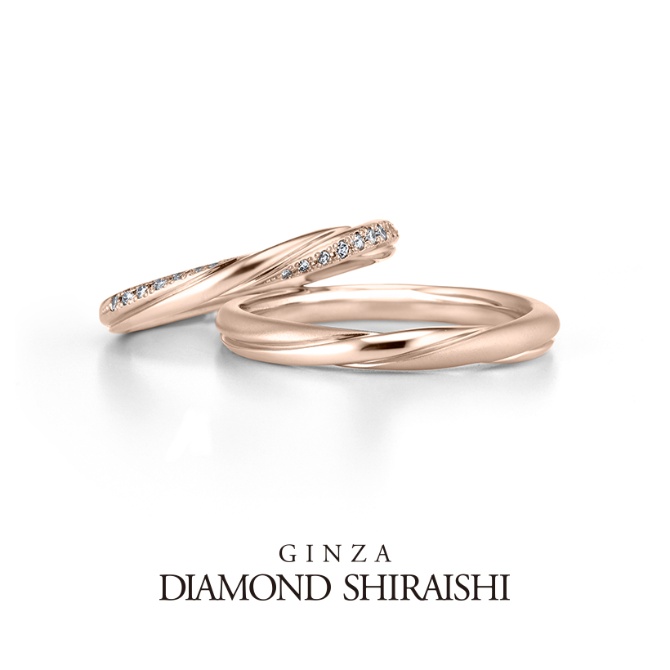 カミシライシモネ　ブロマイド　30枚 銀座ダイヤモンドシライシ【Bloomin' (ブルーミン)PG】結婚指輪 | 結婚